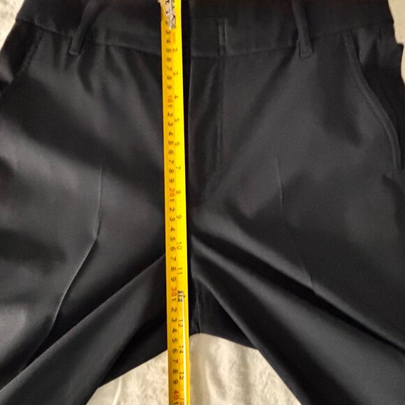 Vince Dress Pant Wm Sz 8 Lightweight Dark Navy Blue Flat Front Straight Leg Chi… - Picture 9 of 11